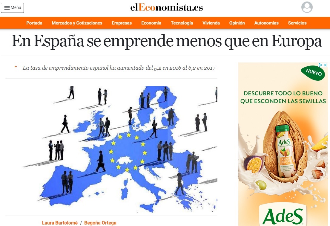 En Espaa se emprende menos que en Europa