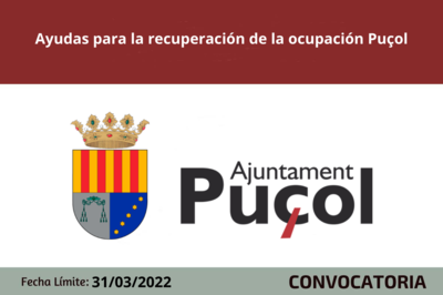 Bases de la convocatoria ayudas Pu�ol