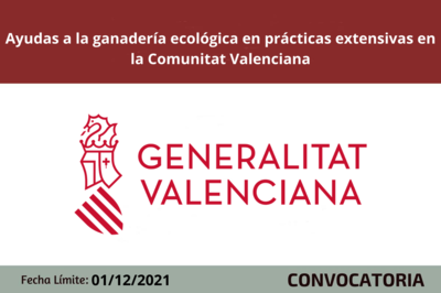 Bases Ayudas a la ganader�a ecol�gica en pr�cticas extensivas en la Comunitat Valenciana