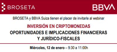 Webinar: "Inversin en criptomonedas"