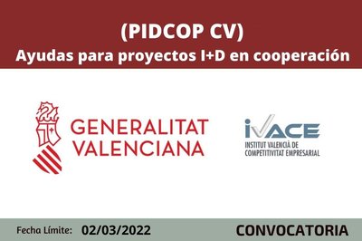 Ayudas para proyectos I+D en cooperaci�n (PIDCOP-CV)