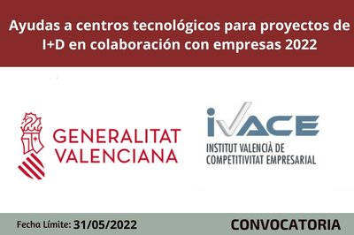 Bases reguladoras al programa de ayudas a centros tecnol�gicos para proyectos de I+D