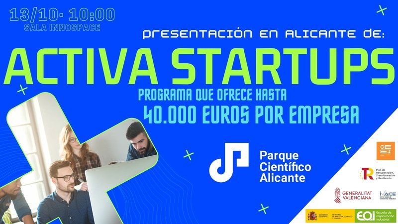Presentación del Programa Activa Startups en Alicante