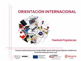 Programas de Internacionalizacin de las Cmaras (Presentacin)