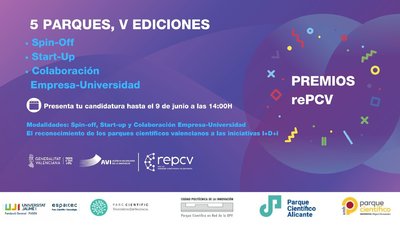 La Red de Parques Cientficos Valencianos convoca la V edicin de los Premios rePCV