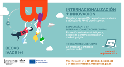 Becas I+I. Internacionalizaci�n e Innovaci�n 2023 (PERSONAS SOLICITANTES DE BECA)