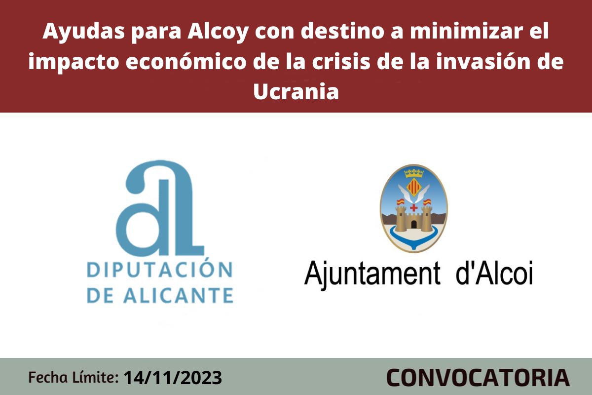 Ayudas para minimizar el impacto de la crisis en pymes y micropymes de Alcoy