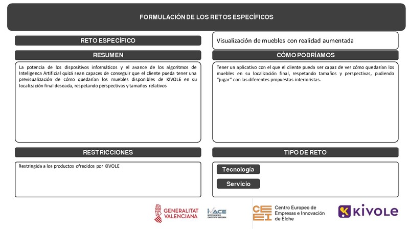 Visualizaci�n de muebles con realidad aumentada