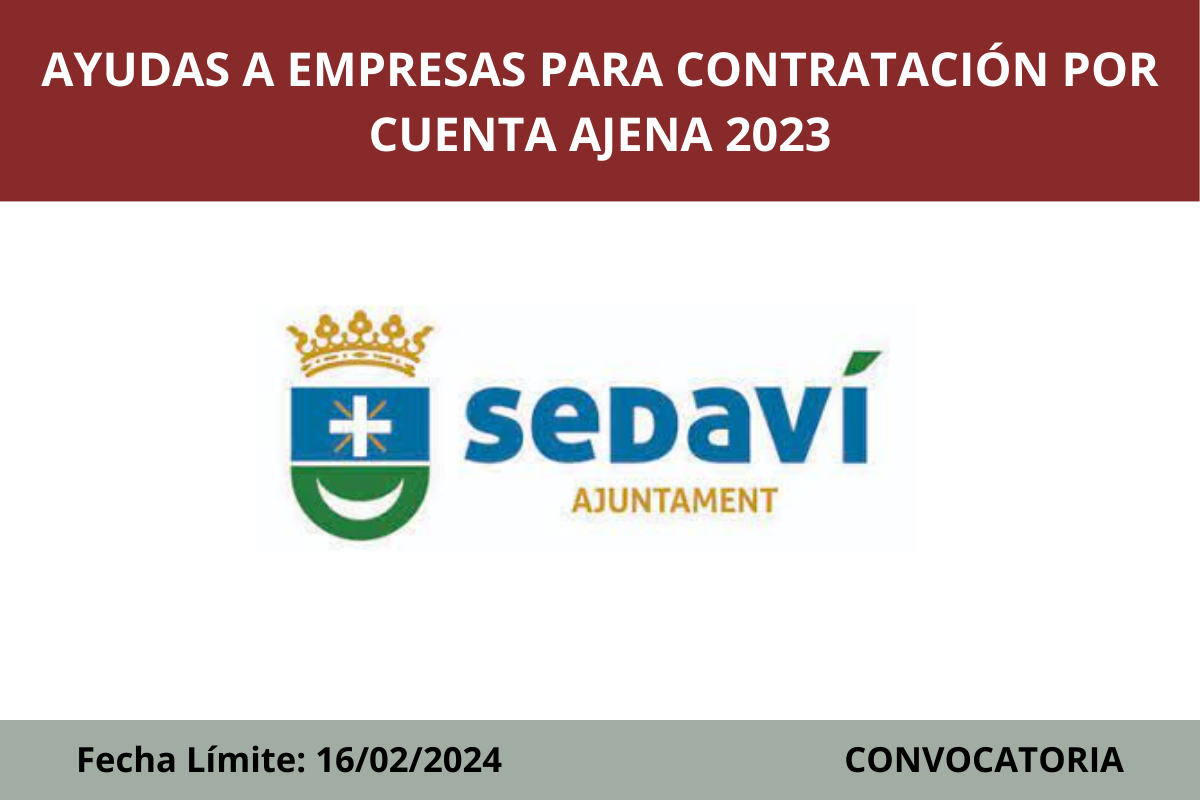 Contratación cuenta ajena Sedaví 2023
