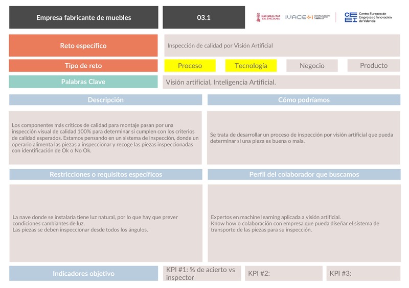 Reto Inspecci�n de calidad por Visi�n Artificial