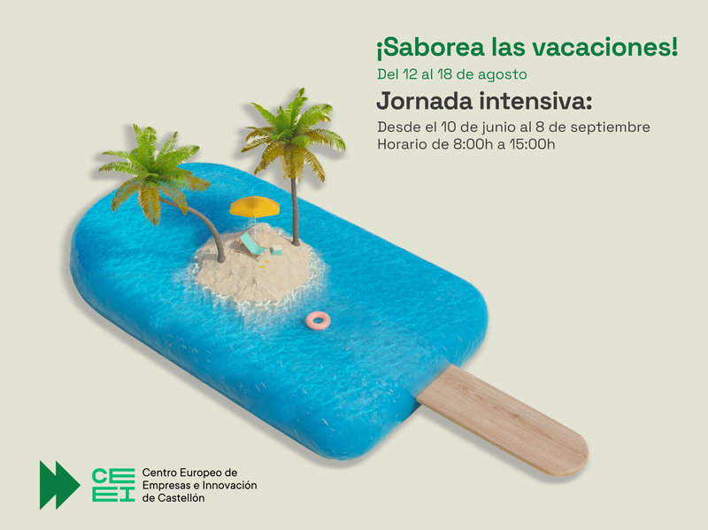 Diseo cartel vacaciones 2024