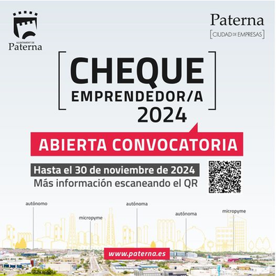 Cheque Emprendedor 2024 de Paterna