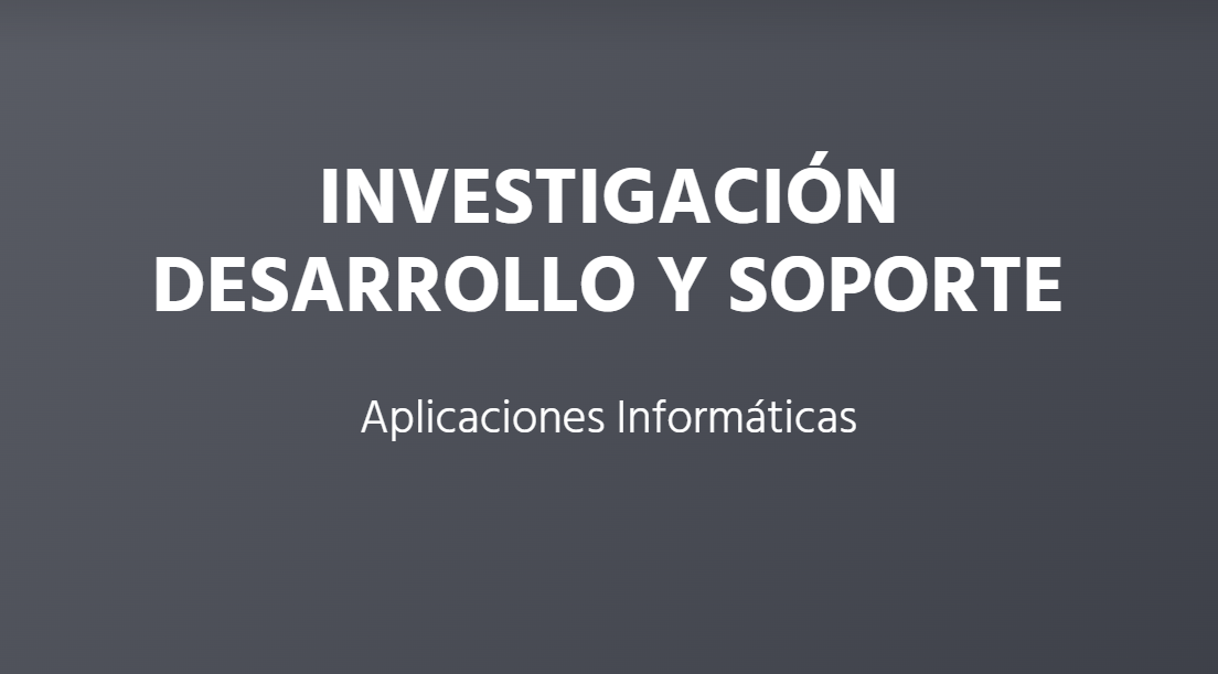 INVESTIGACI�N,DESARROLLO Y SOPORTE DE APLICACIONES INFORMATICAS S.L.