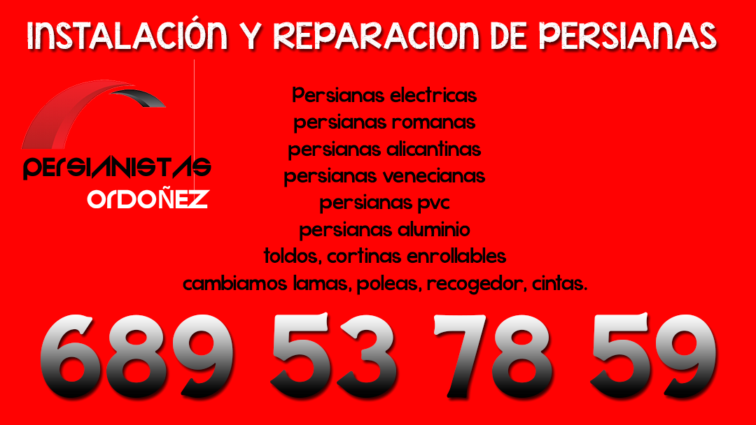 Reparaci�n de persianas Madrid Ordo�ez
