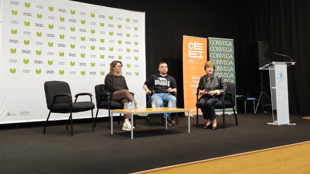 Cristina Díaz, Andoitz Delgado y Beatriz Huarte
