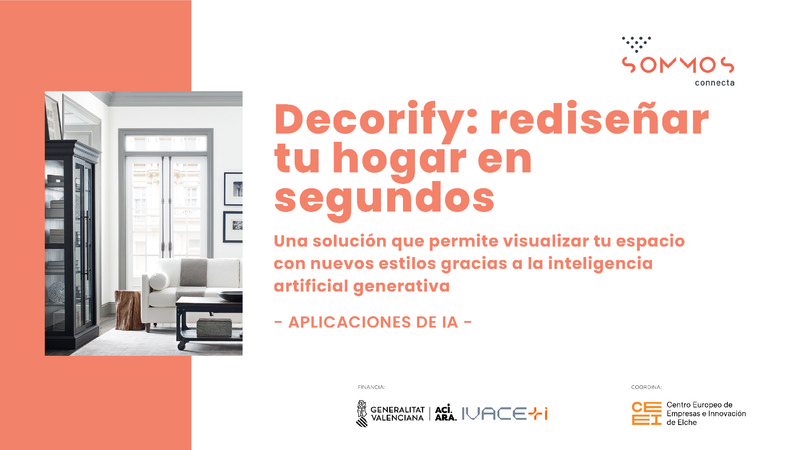 Decorify, una soluci�n que permite visualizar tu espacio con nuevos estilos gracias a la inteligencia
artificial generativa