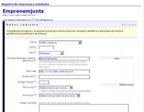 proceso registro empresa entidad