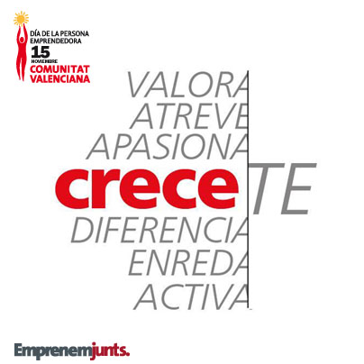 Lema-mensaje Crecete. Imagen #DPECV2012
