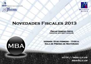 Novedades Fiscales 2013