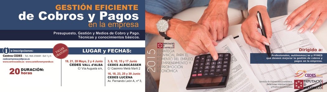 Curso Gestión Eficiente de Cobros y Pagos