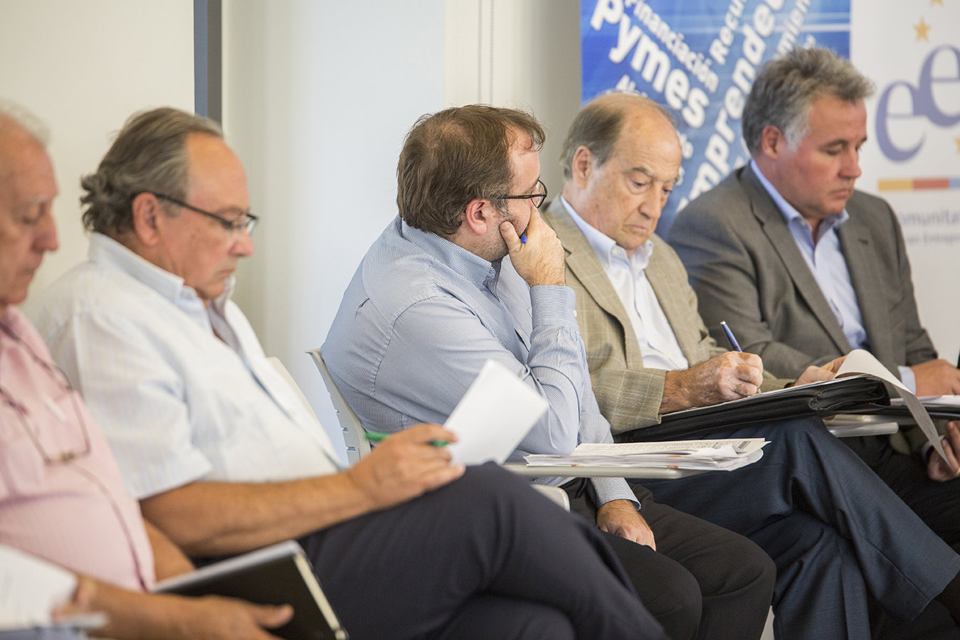 Representantes de SECOT, Manuel Amor�s, Jes�s Casanova y Roberto Pay� en el Comit� de Programaci�n del DPECV2015