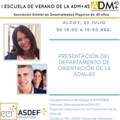 Inauguraci�n I Escuela de Verano de la ADM+45
