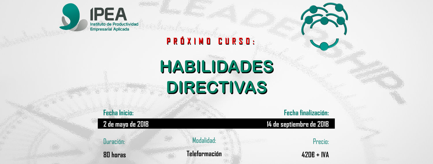 Curso: Habilidades Directivas. 2018