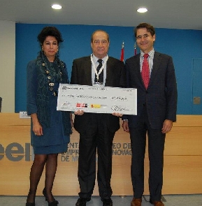Jes�s Casanova recogi� el Premio Nacional ANCES en nombre de CELEROMICS