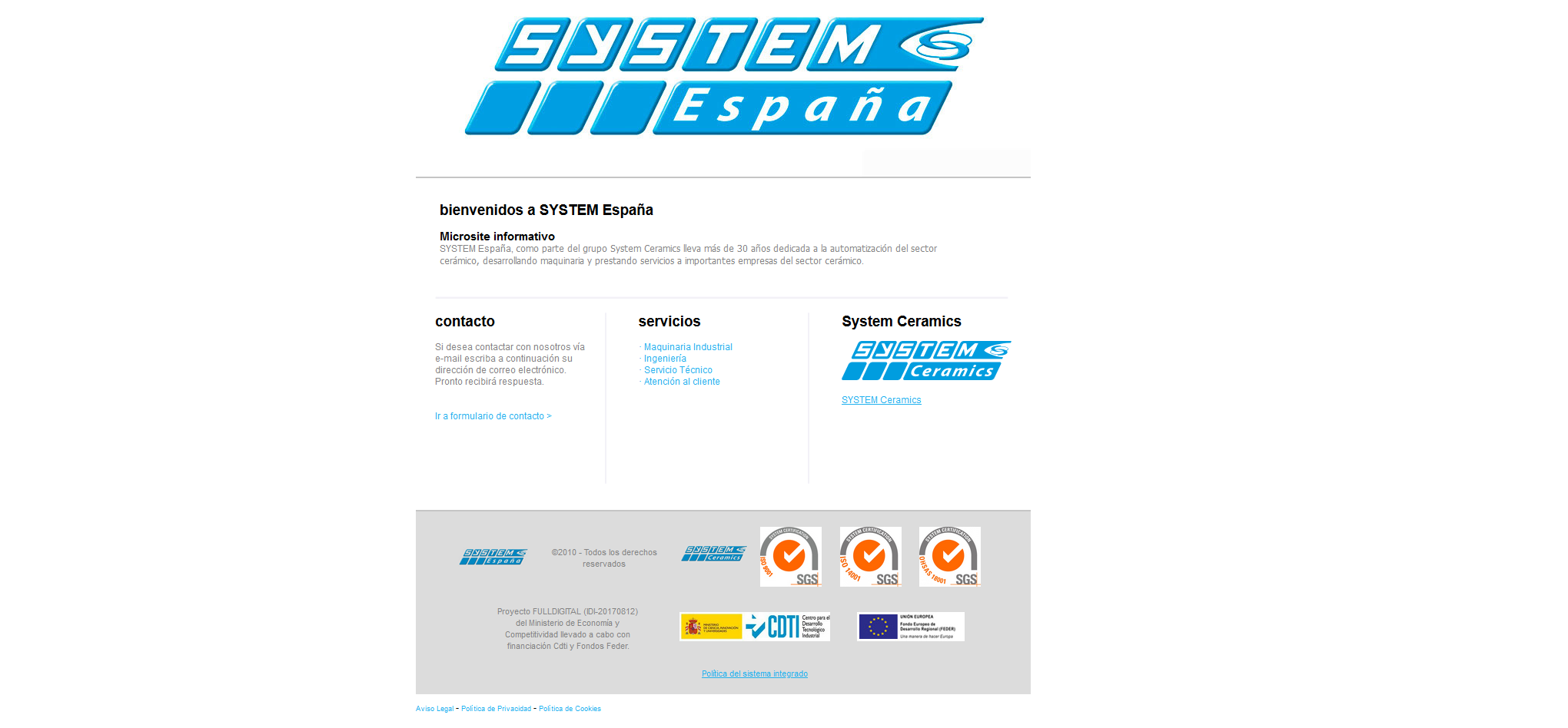SYSTEM ESPAÑA S.A.