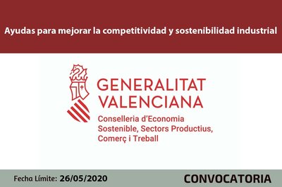 Ayudas competitividad y sostenibilidad industrial cv