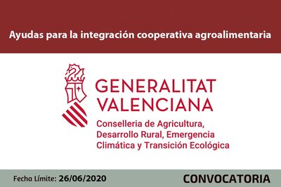 Ayudas para la integración cooperativa agroalimentaria