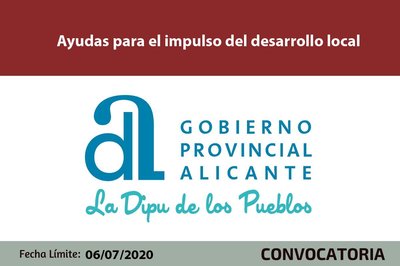 Ayudas Fomento y Desarrollo Local. Diputación Alicante