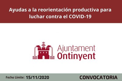 Ayudas Ontinyent producción covid19