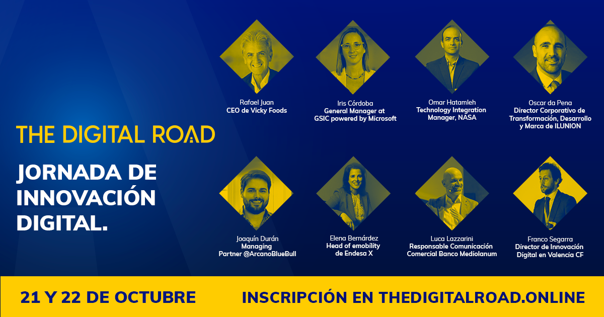 Cartel The Digital Road. Jornada Innovaci�n Digital[;;;][;;;]