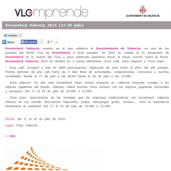 DreamHack Valencia 2014 (17-20 julio)