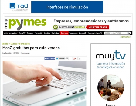 En agosto tambi�n puedes hacer cursos MooC gratuitos!