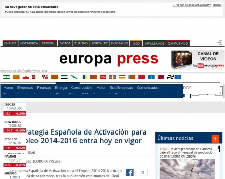 La Estrategia Espa�ola de Activaci�n para el Empleo 2014-2016 entra hoy en vigor
