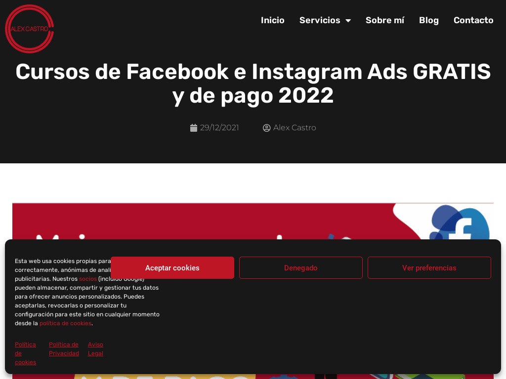 11 mejores cursos Facebook Ads GRATIS y de pago.